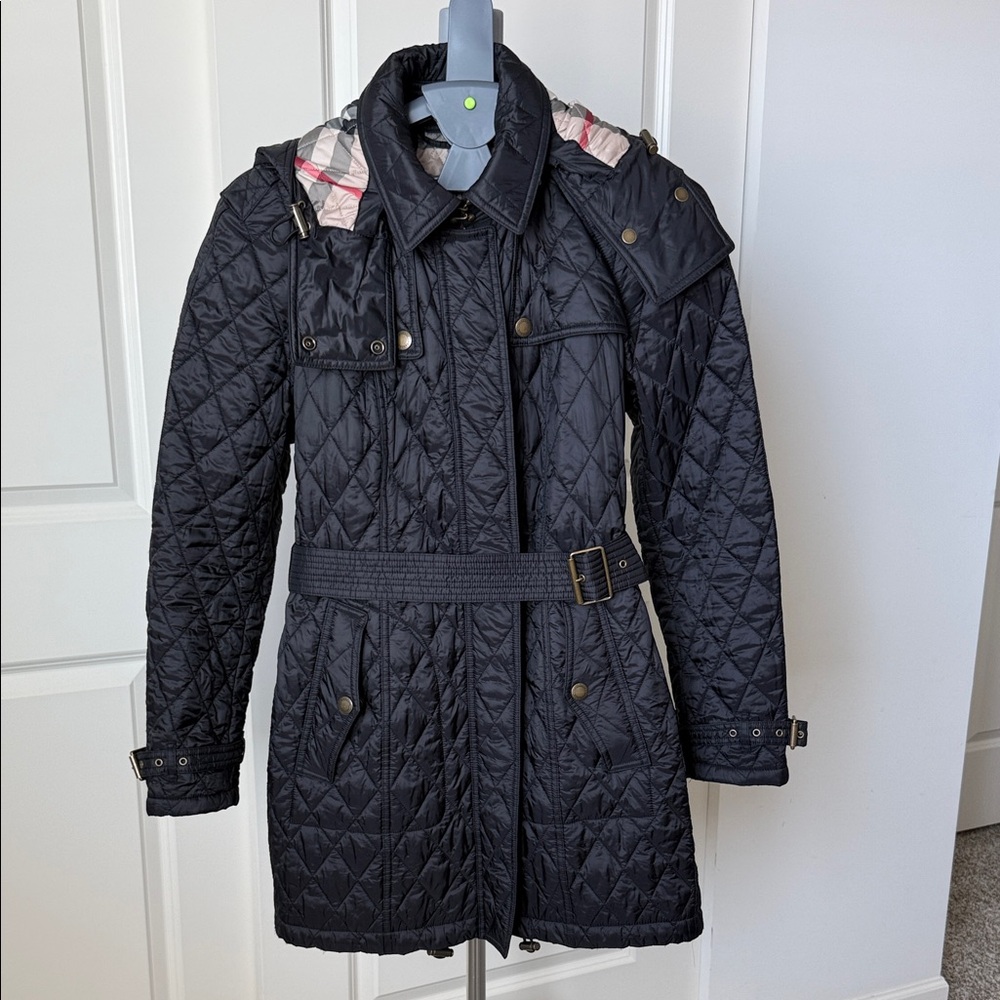 Burberry Black Quilted Jacket